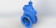 Resilient Seated Gate Valve FBE Coated / Non Rising Stem Available with handwheel