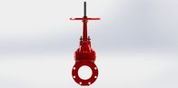 Red FBE Coated  Resilient Seated Valve For Fire Service UL FM Approved