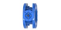 Ductile Iron Arch Shape Double Eccentric Butterfly Valve With Ribs Wormgear