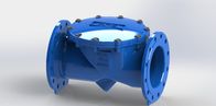 Epoxy Coated Rubber Coated Disc Check Valve For General Water Supply / Sewage System