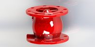 Red / Blue Nozzle Type Check Valve With Anti Water Hammer And Backflow Prevention Function