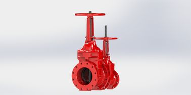 High Grade Rubber Disc Resilient Seated UL FM Gate Valve Flange Type