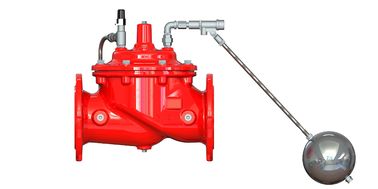 Hydraulically Operated Float Control Valve GGG50 Materials Of Main Valve Stainless Steel Pilot