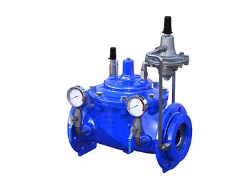 Blue Ral5005 Flow Control Valve Maximum Pressure PN16