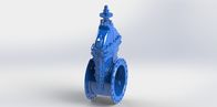 Soft Seated Rubber Epoxy Coating Resilient Wedge Gate Valve With NBR O Ring
