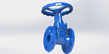 Flanged Connection EPDM Seal Water Gate Valve Low Pressure Loss