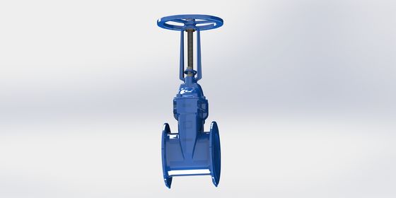 Flanged Gate Valve Rated for Temperature Minus 10 Degrees Celsius to Plus 80 Degrees Celsius Offering Pipeline Isolation