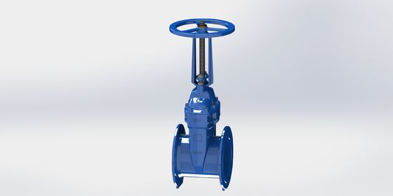 Durable Water Gate Valve with Flanged Connection and ANSI End Connection Designed to Ensure Operation in Complex Water Systems