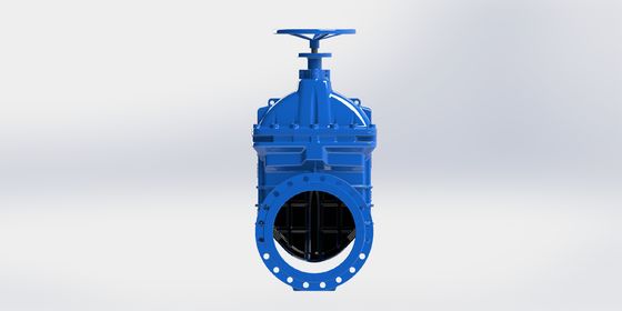 Durable Water Gate Valve with Flanged Connection and ANSI End Connection Designed to Ensure Operation in Complex Water Systems