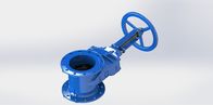 Hand Wheel Or Top Cap Operated Water Gate Valve Red / Blue Epoxy Coated