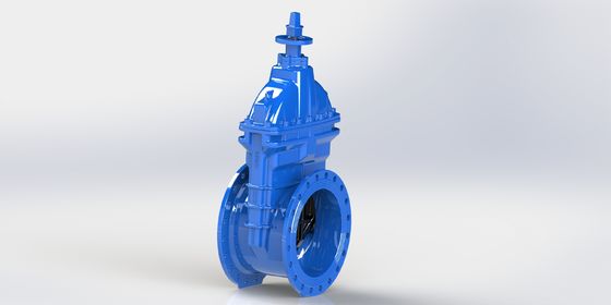 Durable Water Gate Valve with Flanged Connection and ANSI End Connection Designed to Ensure Operation in Complex Water Systems