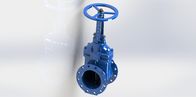FBE Coated Gate Valve With Rubber Wedge Rising Stem Outside Screw And Yoke