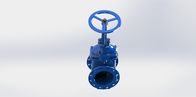 Handwheel Operated Water Gate Valve Epoxy Coated / Non Rising Stem Available