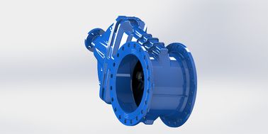 Industrial Flanged Soft Sealing Water Gate Valve With High Flow Capacity