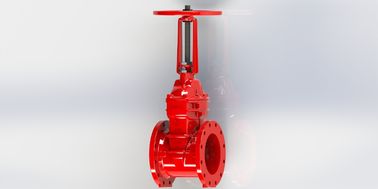 Flanged / Grooved Type UL FM Gate Valve Handwheel Operation