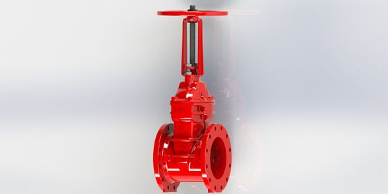 UL FM Certified Ductile Iron Gate Valve with Light Operation Torque for Fire Protection Systems