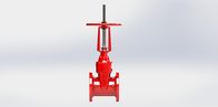 Soft Seated Wedge UL FM Gate Valve Red For Fire Fighting Service