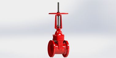 UL FM Ductile Iron Handwheel / Cap Gate Valve ANSI B16.10 Face To Face