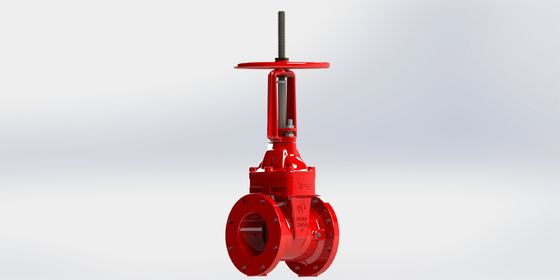 UL FM Gate Valve with Flanged/Grooved Connection and Fusion Bonded Epoxy Coating for EPDM Sealed Pipeline Systems