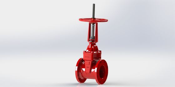 UL FM Gate Valve with Flanged/Grooved Connection and Fusion Bonded Epoxy Coating for EPDM Sealed Pipeline Systems