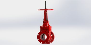 Class 125/150 Pressure UL FM Gate Valve Handwheel Operation Fusion Bonded Epoxy Coating