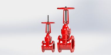 Ductile Iron UL FM Approved Gate Valve Temperature Range -10C To 80C