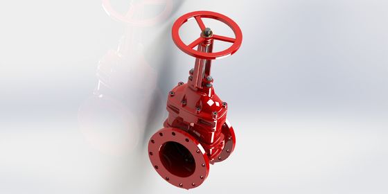 UL FM Certified Ductile Iron Gate Valve with Light Operation Torque for Fire Protection Systems