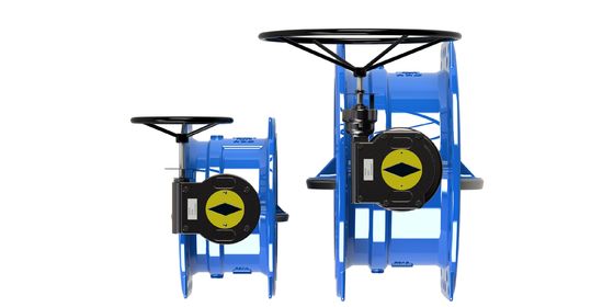 Double Eccentric Butterfly Valve with 0-2.5MPa Pressure Range Ductile Iron Body and Manual Operation for Industrial Use