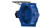 Modulating On Off FBE Coated GSJ500-7 Double Eccentric Butterfly Valve
