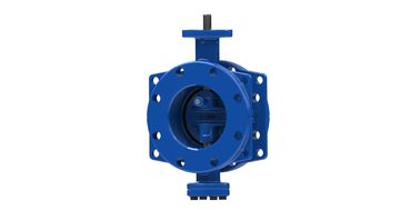 Flange Connection Double Eccentric Butterfly Valve Durable Versatile For Industrial