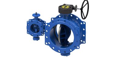 Manual Operation Double Eccentric Flange Butterfly Valve With FM Certificate