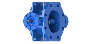 Dovetail Design Ductile Iron Double Eccentric Butterfly Valve Worm Gear Available