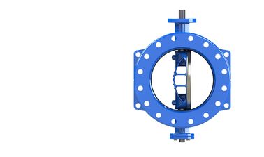 High Pressure Rating PN10 Double Eccentric Butterfly Valve With Stainless Steel Disc