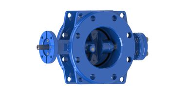 Pressure Range 0 - 2.5MPa Double Eccentric Butterfly Valve BS Standard