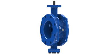Ductile Iron Dovetail Design Double Eccentric Butterfly Valve For Water Systems In Restaurants And Bars