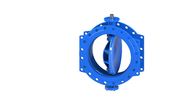 Arch Or Flat Shape Double Eccentric Butterfly Valve Drinking Water Standard