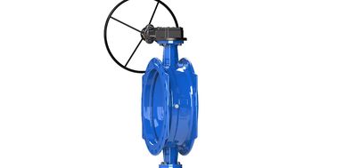 FM Certificate Double Eccentric Butterfly Valve Temperature Range -10-80C For Dovetail Design