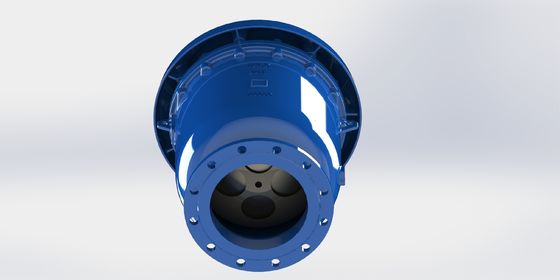 Ductile Iron Combination Air Release Valve with 0°C To 80°C Temperature Range and Threaded And Flange Connection