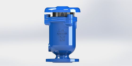 Ductile Iron Combination Air Release Valve with Threaded And Flange Connection and Stainless Steel Float for Fluid Transport Systems