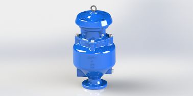 DN50-DN200 Ductile Iron Sewage Air Release Valve With Flange / Thread Connection Type