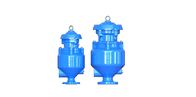 Vacuum Spill Free Sewage Air Release Valve For Wastewater , Fushion Bonded Epoxy Coated