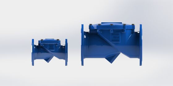 Ductile Iron Swing Flex Check Valve with Flange Connection and EPDM Seal for Industrial Pipeline Control
