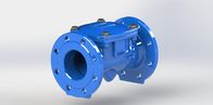 Ductile Iron Swing Flex Check Valve With Nylon Reinforced Fabric Double Flange