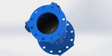 En12266 Rubber Disc Industrial Swing Check Valve Ductile Iron Body 0-80℃ Temperature Range