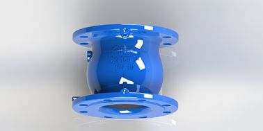 Soft Seal Ductile Iron No Slam Check Valve Flange Connection PN10 / PN16 / PN25