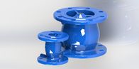 Low Head Loss Non Slam Check Valve Epoxy Coated For Clean Water