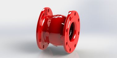 FBE Coated Flange Soft Seal Non Slam Check Valve For High Grade DI