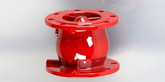 Ductile Iron Non Slam Check Valve with Quick Close and Flange End Connection for Water Treatment Systems