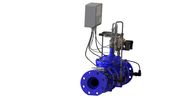 Touch Screen Blue Pressure Management Valve For Reducing Non Revenue Water