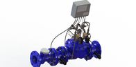 Touch Screen Blue Pressure Release Valve For Reducing Non Revenue Water